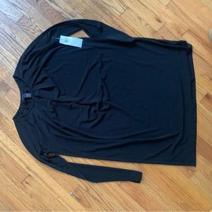 Context brand new dress . Pullover with rouching around neck .